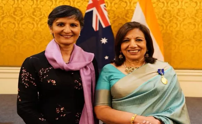  Kiran Mazumdar Shaw bestowed with Australia’s highest civilian honour - Sakshi