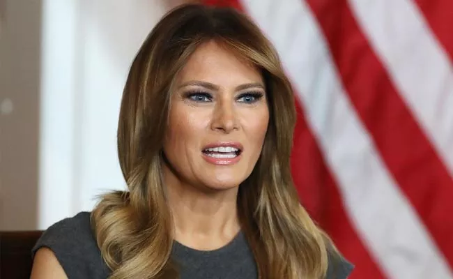 US First Lady Melania Trump recounts Happiness Class - Sakshi