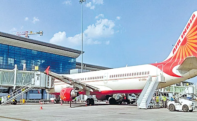 American People Depart On Special Flights From Telangana - Sakshi