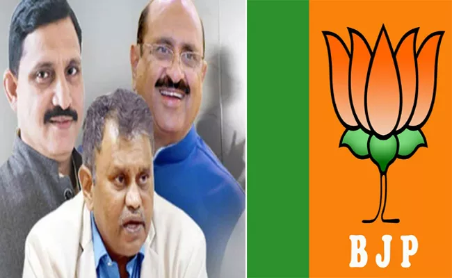 BJP Discontent On AP BJP Leaders Meeting With Nimmagadda Ramesh - Sakshi