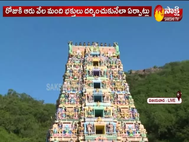 Durga temple decked up for Shakambari festival 