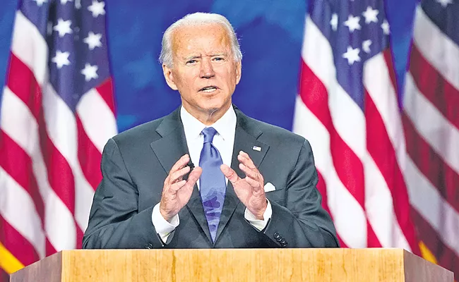 Joe Biden has accepted the Democratic presidential nomination - Sakshi