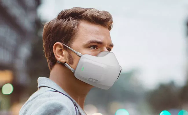 LG Aannounced The Puri Care Wearable Air Purifier Face Mask  - Sakshi