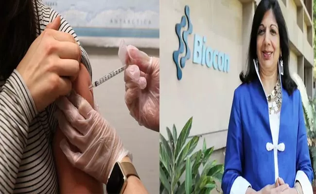  vaccine cant be developed in hurry:Kiran Mazumdar Shaw - Sakshi