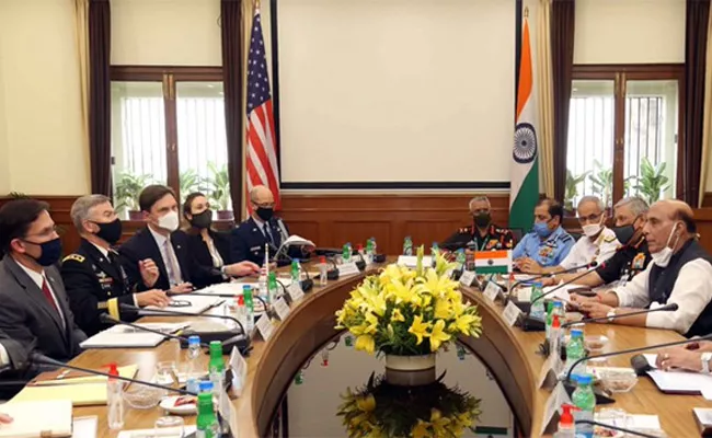 Rajnath Singh Says India Is Delighted To Host US Secy Of Defence - Sakshi