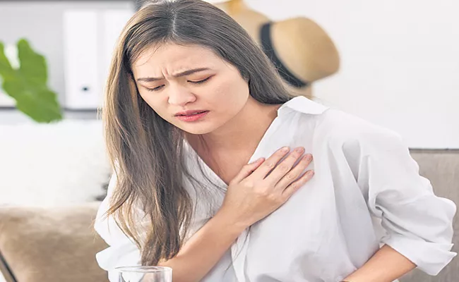 Feeling Heartburn Or Chest Pain - Sakshi