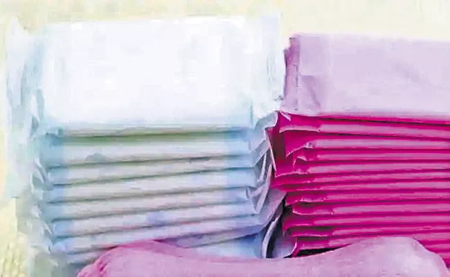 Supply of Sanitary Napkins in Schools and Colleges by AP Govt - Sakshi