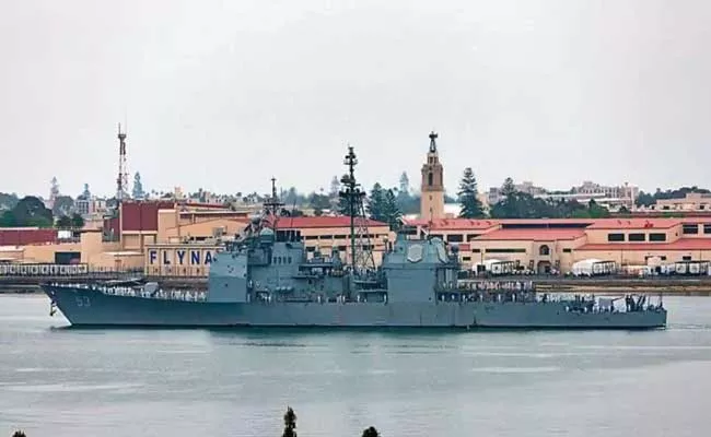 Pentagon defends US Navy ship asserting navigational rights - Sakshi