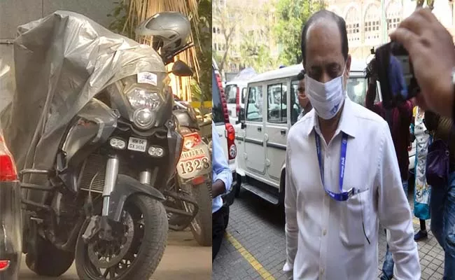 NIA seizes a sports bike allegedly belonging to Sachin Vaze - Sakshi