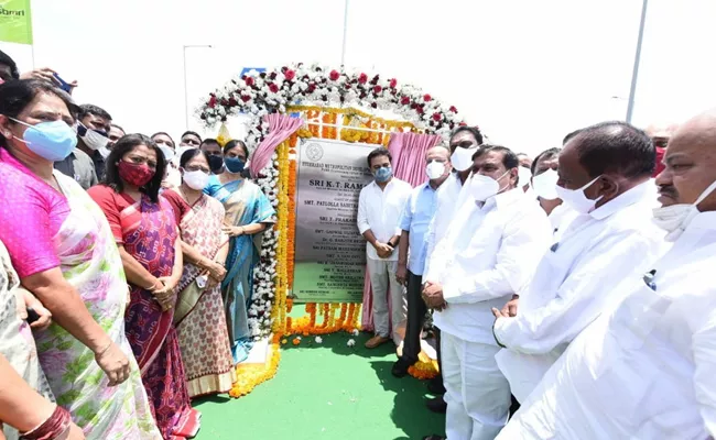 Hyderabad: Ktr Inaugurates Upparpally Ramps Pvnr Expressway - Sakshi