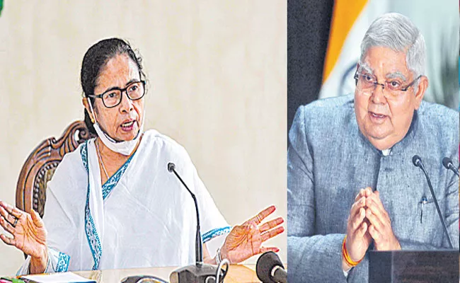 Mamata Banerjee slams Governor Jagdeep Dhankhar - Sakshi
