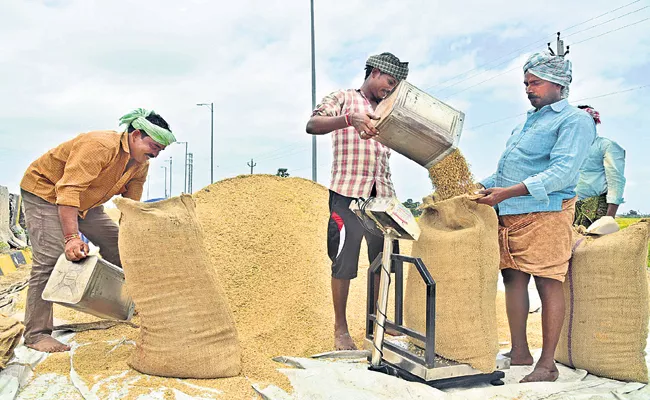 Andhra Pradesh Govt is buying rabi grain heavily at minimum support price - Sakshi