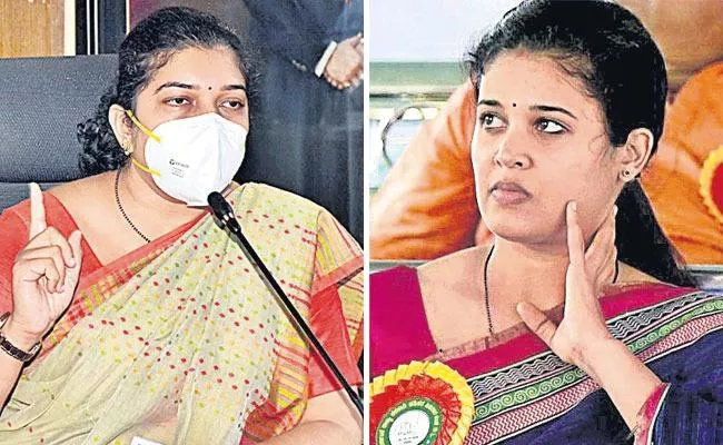Karnataka Govt Transfers Rohini Sindhuri And Shilpa Nag From Mysuru - Sakshi