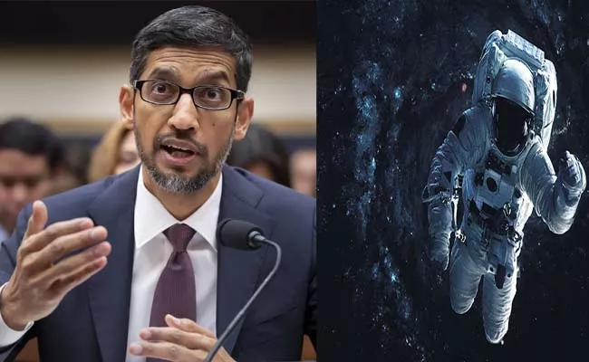 Google CEO Sundar Pichai breaks silence on  Amazon Jeff Bezos flying into space - Sakshi