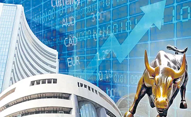 Sensex rises 194 points to hit record closing of 53,055, Nifty ends at 15,880 - Sakshi