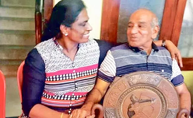 Track Legend PT Usha Coach Om Nambiar Passes Away - Sakshi