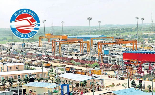 Hyderabad Metro Rail Plans Real Estate Venture in Precast Yard at Uppal - Sakshi