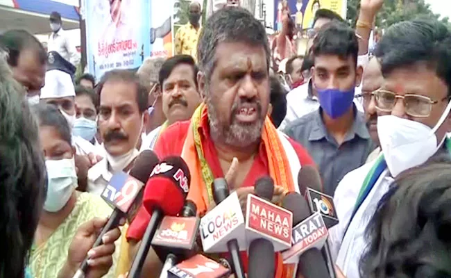 Avanthi Srinivas Said We Are Against Privatization Of Steel Plant - Sakshi