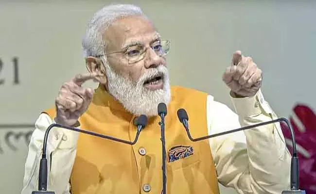 PM Narendra Modi Launched PM Gati Shakti At Delhi - Sakshi
