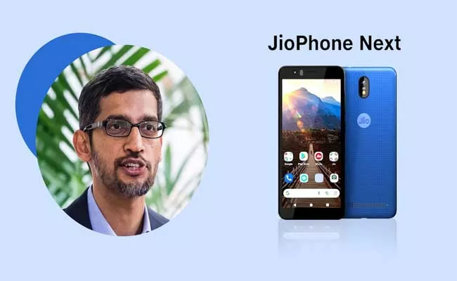 Jiophone Next To Launch By Diwali Google CEO Sundar Pichai - Sakshi