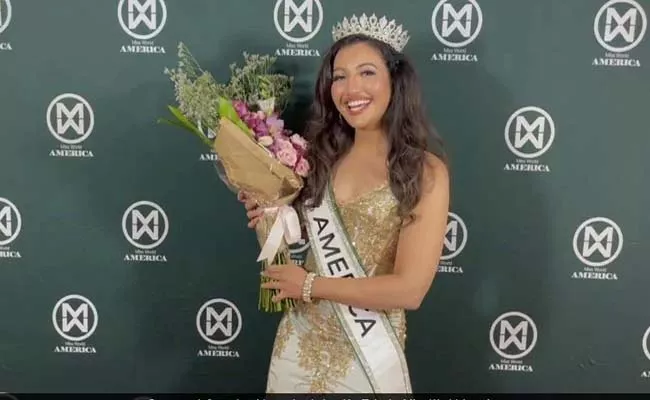 Shree Saini IS The First Indian American To Win Miss World AMerica  - Sakshi