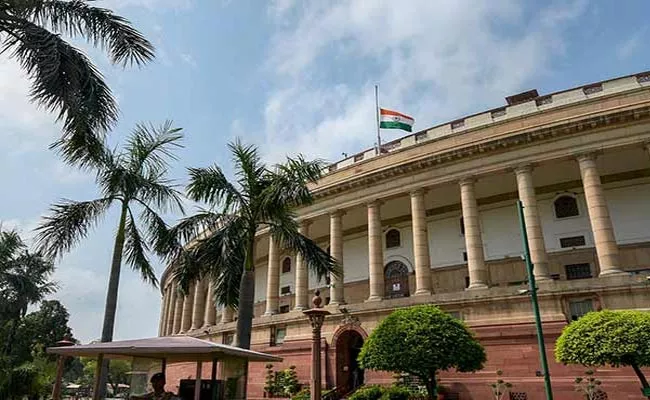 Fire Accident In Parliament On Winter Session 2021 - Sakshi
