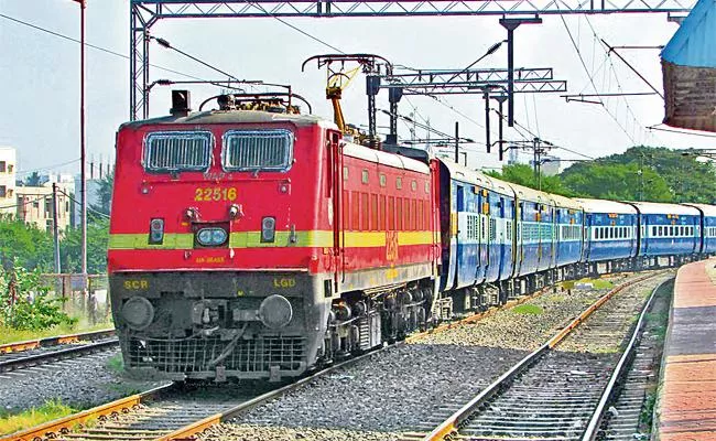 Railway department is canceling large number of trains - Sakshi