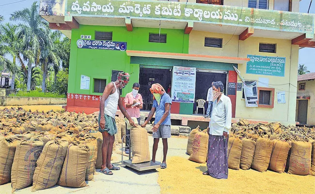 Timely payment for Kharif grain collection in Andhra Pradesh - Sakshi