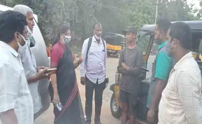 Visakha District DEO Chandrakala Support To Poor Student - Sakshi