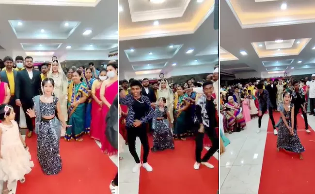 Damn Little girl dance at marriage function you will diffenately enjoy - Sakshi