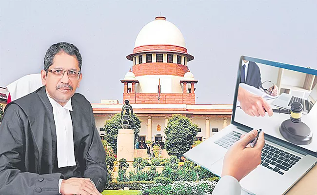 Supreme Court reverts back to physical hearing for adjudication of cases - Sakshi