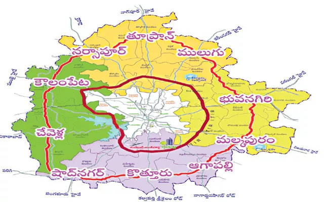 Hyderabad RRR North Zone 2nd Gazette Capital A Released Here Full Details - Sakshi