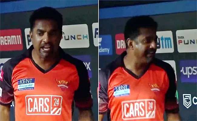 IPL 2022 Muttiah Muralitharan Frustration Marco Jansen Bowling Viral - Sakshi