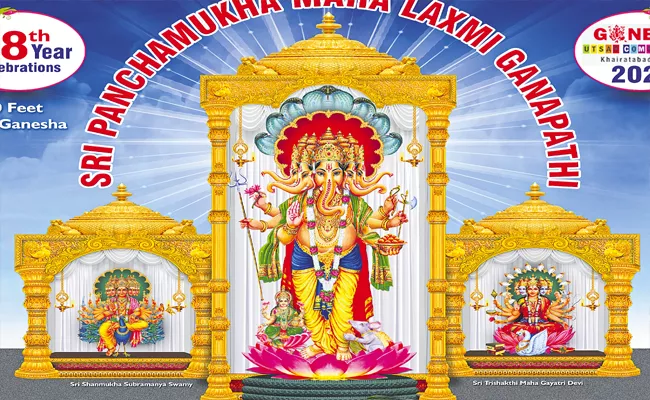 Hyderabad: Specialities Of 50 Feet Eco Friendly Khairatabad Ganesh - Sakshi