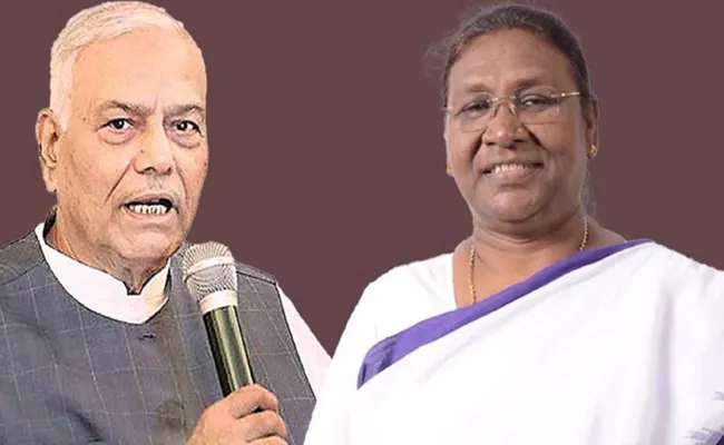 President election 2022: Droupadi Murmu, Yashwant Sinha nomination papers found in order - Sakshi