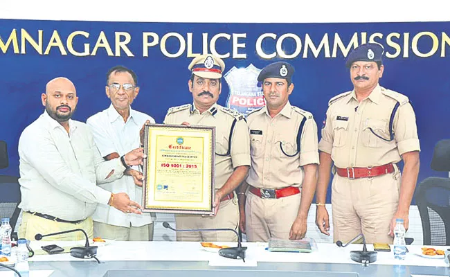 Karimnagar Police Commissionerate Gets Recognition From ISO - Sakshi