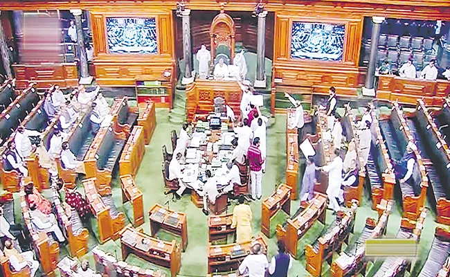 Parliament Monsoon Session: Adjourned as Opp demands discussion on Agnipath, price rise - Sakshi