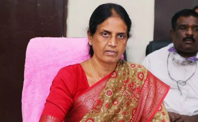 Minister Sabita Indra Reddy is serious about Narayana College incident - Sakshi