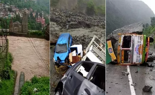 22 Dead 5 Missing After Flash Floods Landslides In Himachal Pradesh - Sakshi