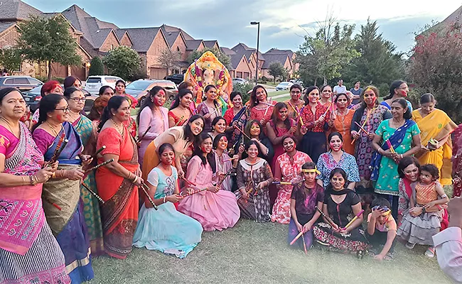 Ganesh Chaturthi Celebration in USA - Sakshi