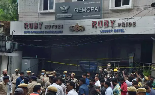 Fire Department Report On The Ruby Hotel Tragedy Secunderabad - Sakshi