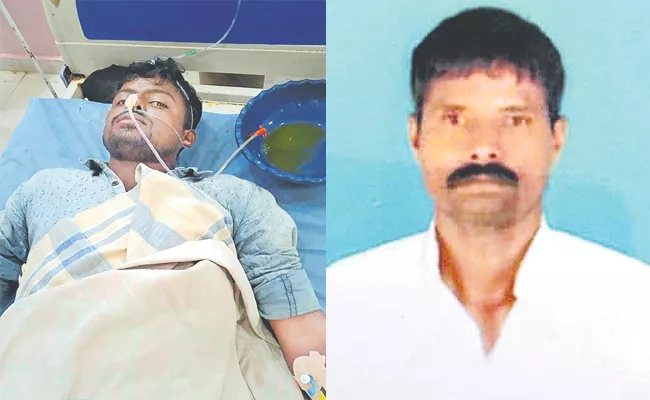 Father Attempt To Kill Son To Questioned Him At Vikarabad - Sakshi