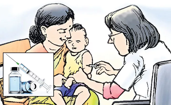 In Andhra Pradesh 10 Types Of Vaccines For Pregnant women And Infants - Sakshi