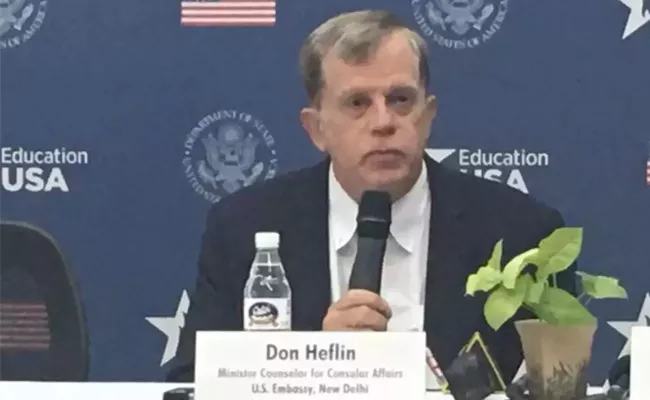 H1b Visa: Minister Consular Don Heflin Explained About Drop Box Facility For Issuance Of Visa - Sakshi