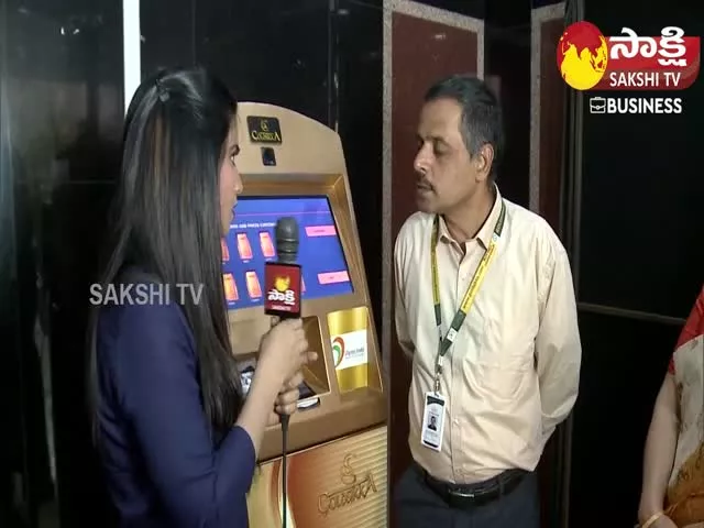 India's First Gold ATM Machine in Hyd