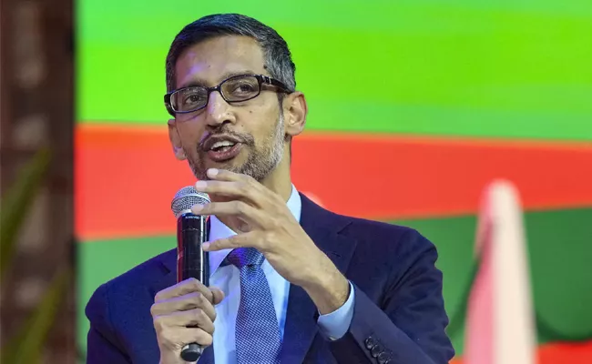 Sundar Pichai Said Google Pay Also Get Transaction Search Via Voice Feature - Sakshi