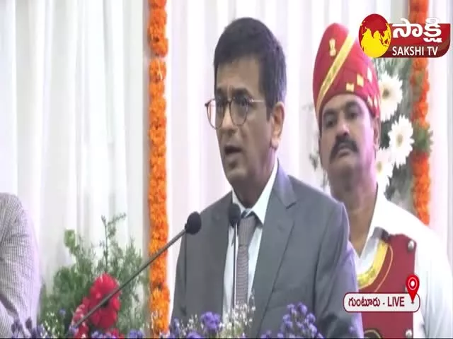 CJI Justice DY Chandrachud Started AP Judicial Academy In Guntur