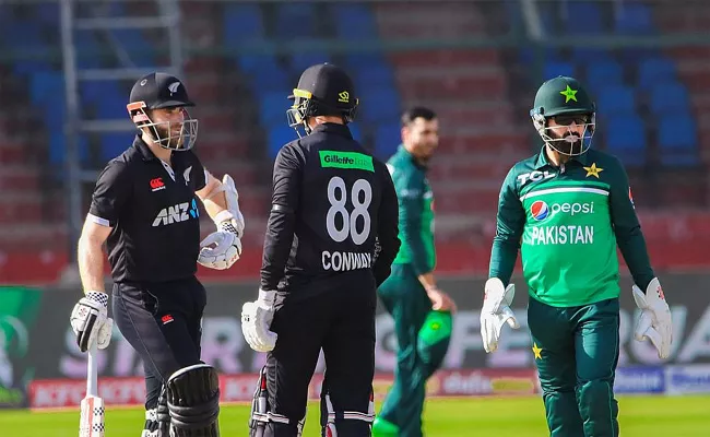 PAK VS NZ 2nd ODI: Conway Hundred Helps New Zealand Stun Pakistan - Sakshi