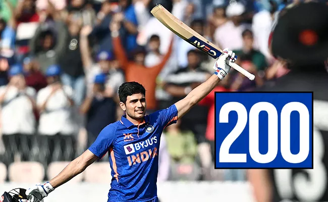 IND VS NZ 1st ODI: Shubman Gill Strikes With Double Hundred - Sakshi