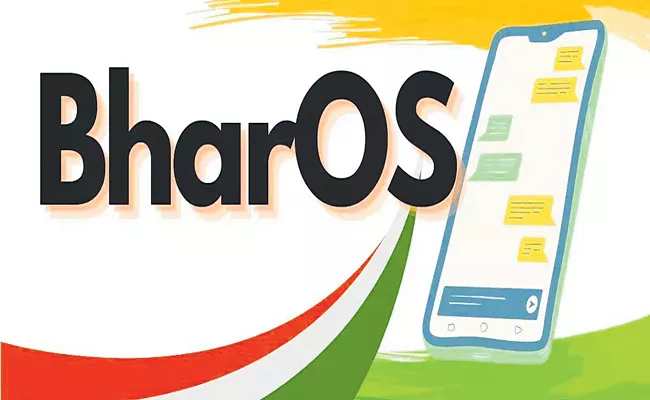 Union ministers test BharOS operating system developed by IIT-Madras - Sakshi